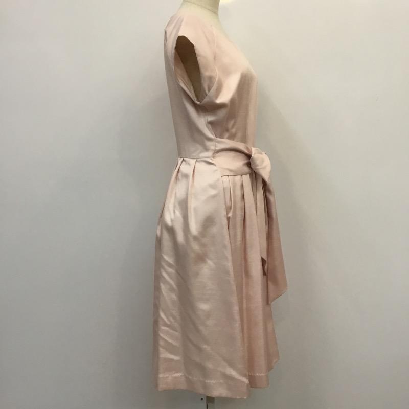 ユナイテッドアローズグリーンレーベルリラクシング UNITEDARROWSGREENLABELRELAXING ワンピース ひざ丈スカート 40 無地 桃 / ピンク /  レディース USED 古着 中古 10034498