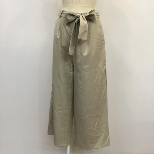 アイテムズ アーバンリサーチ ITEMS URBAN RESEARCH パンツ スラックス FREE 無地 ベージュ / ベージュ /  レディース USED 古着 中古 10034499