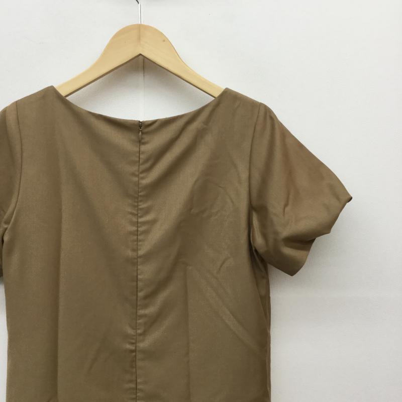 ビームス ハート BEAMS HEART ワンピース ひざ丈スカート 半袖ワンピース FREE  茶 / ブラウン /  レディース USED 古着 中古 10034665