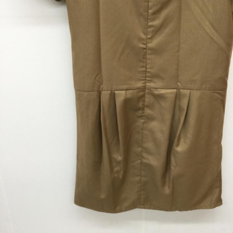 ビームス ハート BEAMS HEART ワンピース ひざ丈スカート 半袖ワンピース FREE  茶 / ブラウン /  レディース USED 古着 中古 10034665