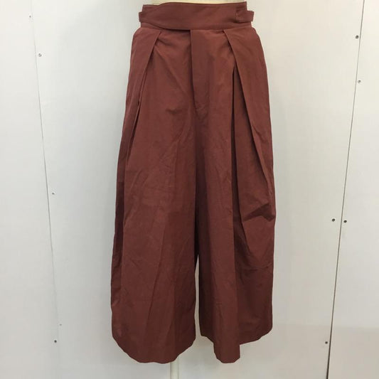 アイテムズ アーバンリサーチ ITEMS URBAN RESEARCH ボトムス ボトムス ウエストベルトガウチョ WH75-24N005 FREE 無地 赤 / レッド / X 茶 / ブラウン /  レディース USED 古着 中古 10034762