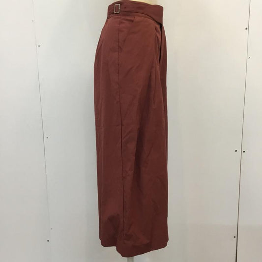 アイテムズ アーバンリサーチ ITEMS URBAN RESEARCH ボトムス ボトムス ウエストベルトガウチョ WH75-24N005 FREE 無地 赤 / レッド / X 茶 / ブラウン /  レディース USED 古着 中古 10034762