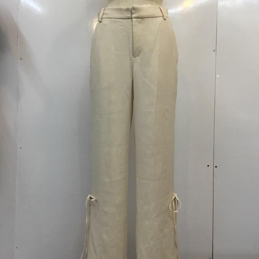 スナイデル SNIDEL パンツ スラックス 無地 0 無地 アイボリー / アイボリー /  レディース USED 古着 中古 10034771