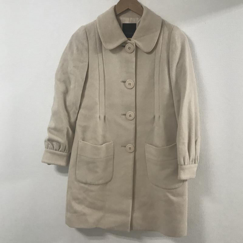 クローラ crolla コート コート一般 36 無地 ベージュ / ベージュ /  レディース USED 古着 中古 10034822