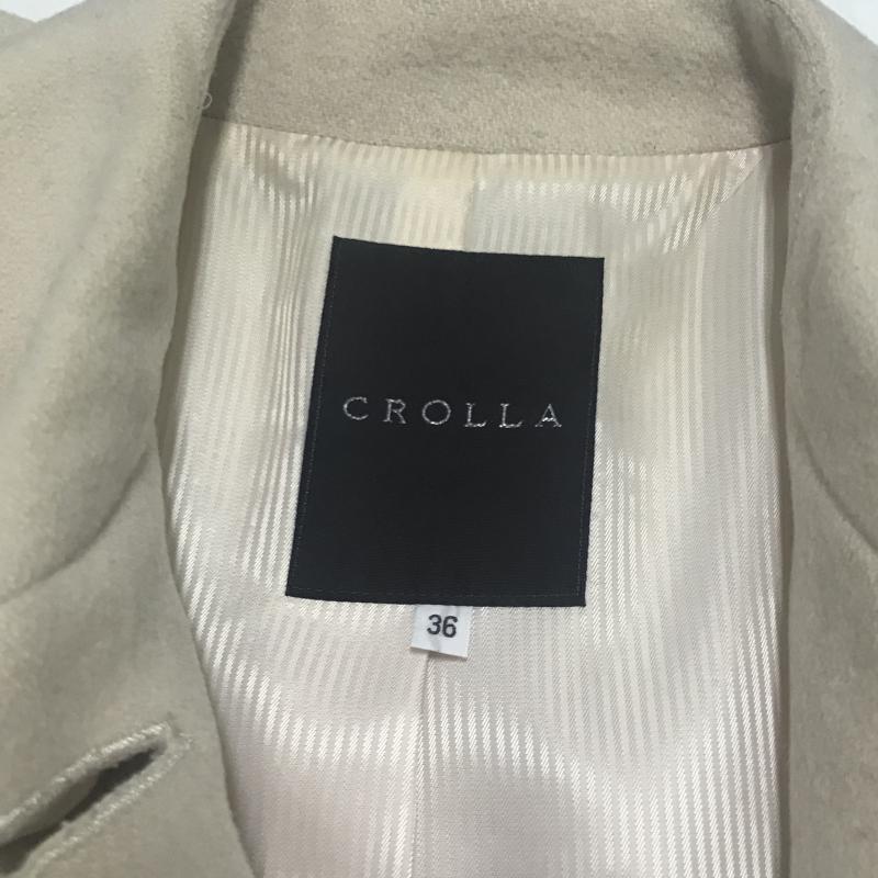 クローラ crolla コート コート一般 36 無地 ベージュ / ベージュ /  レディース USED 古着 中古 10034822