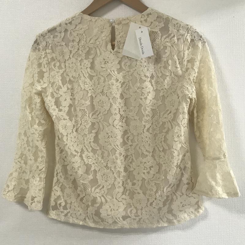 ドゥーラドゥーラ Doula Doula カットソー 長袖 花柄 ベージュ / ベージュ /  レディース USED 古着 中古 10034825