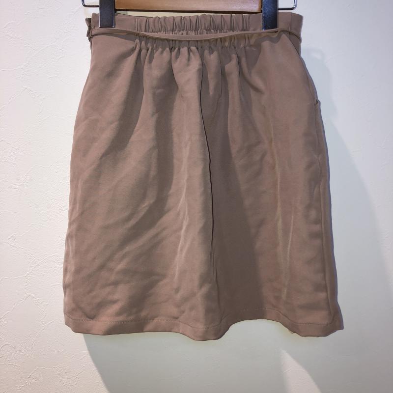 ナイスクラップ NICE CLAUP スカート ひざ丈スカート FREE 無地 ベージュ / ベージュ /  レディース USED 古着 中古 10034892