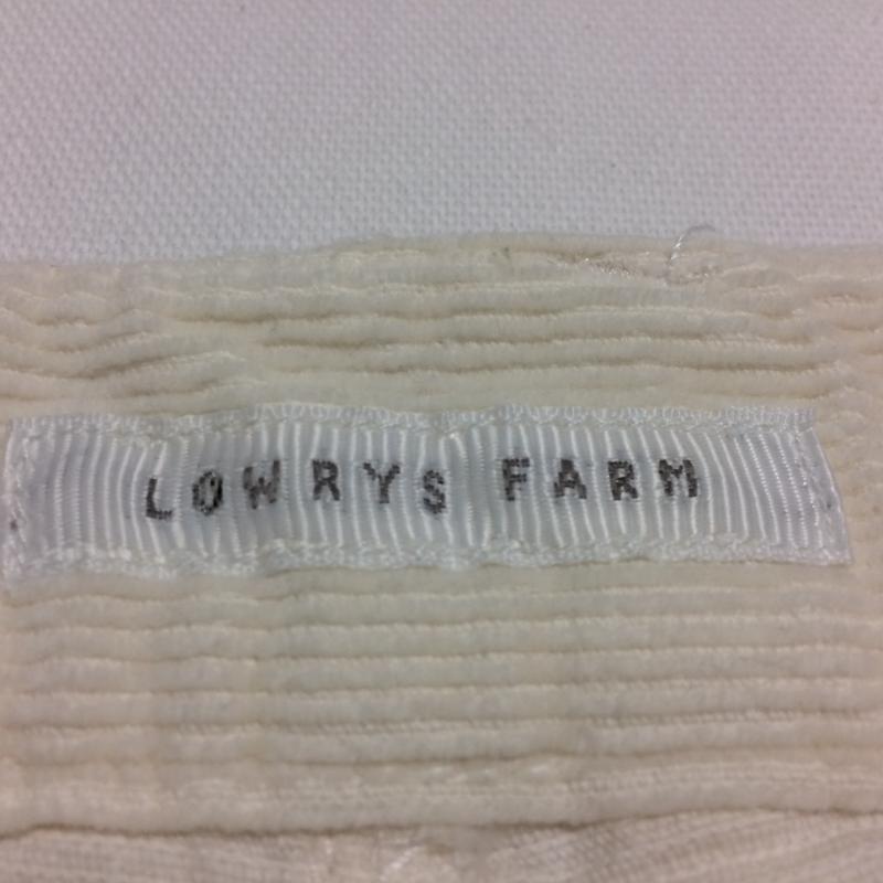 ローリーズファーム LOWRYS FARM スカート ミニスカート コーデュロイ M 無地 白 / ホワイト /  レディース USED 古着 中古 10034907