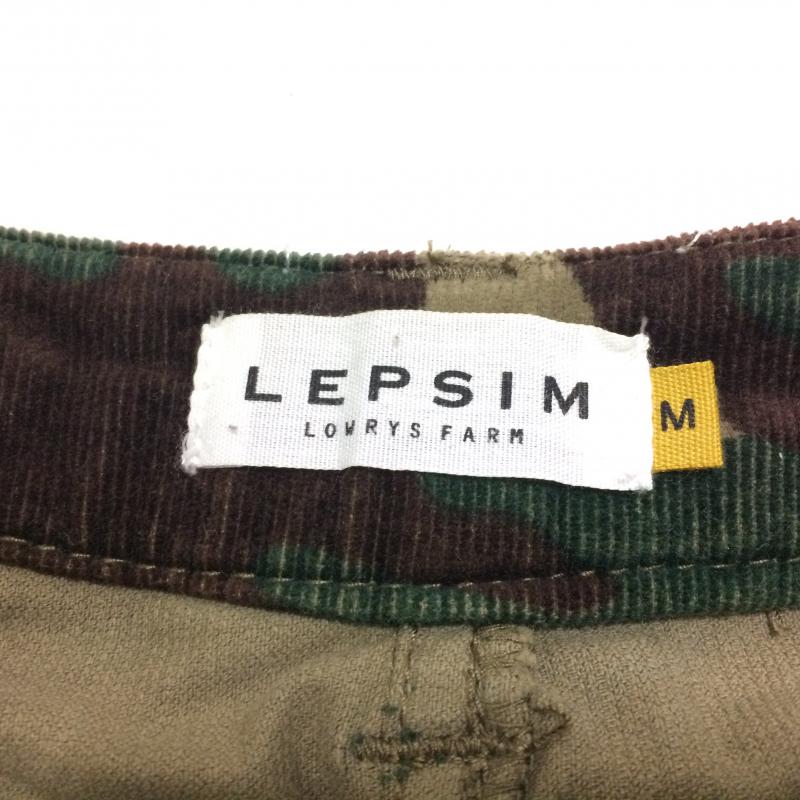 ローリーズファーム LOWRYS FARM スカート ひざ丈スカート コーデュロイ M カモフラージュ柄・迷彩 マルチカラー / マルチカラー /  レディース USED 古着 中古 10034910