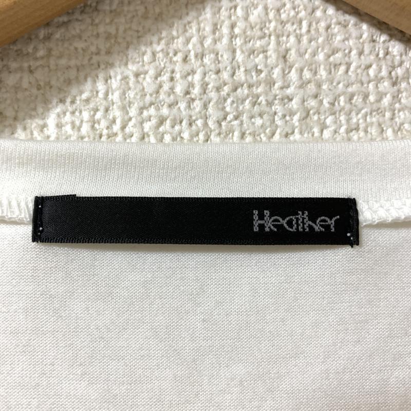 ヘザー Heather カットソー 長袖 FREE 無地 白 / ホワイト / X 桃 / ピンク / X 灰 / グレー /  レディース USED 古着 中古 10034966