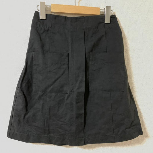 ミスティック mystic スカート ミニスカート 1 無地 黒 / ブラック /  レディース USED 古着 中古 10034974