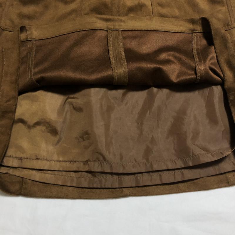 ダブルクローゼット w closet スカート ミニスカート FREE 無地 茶 / ブラウン /  レディース USED 古着 中古 10034981