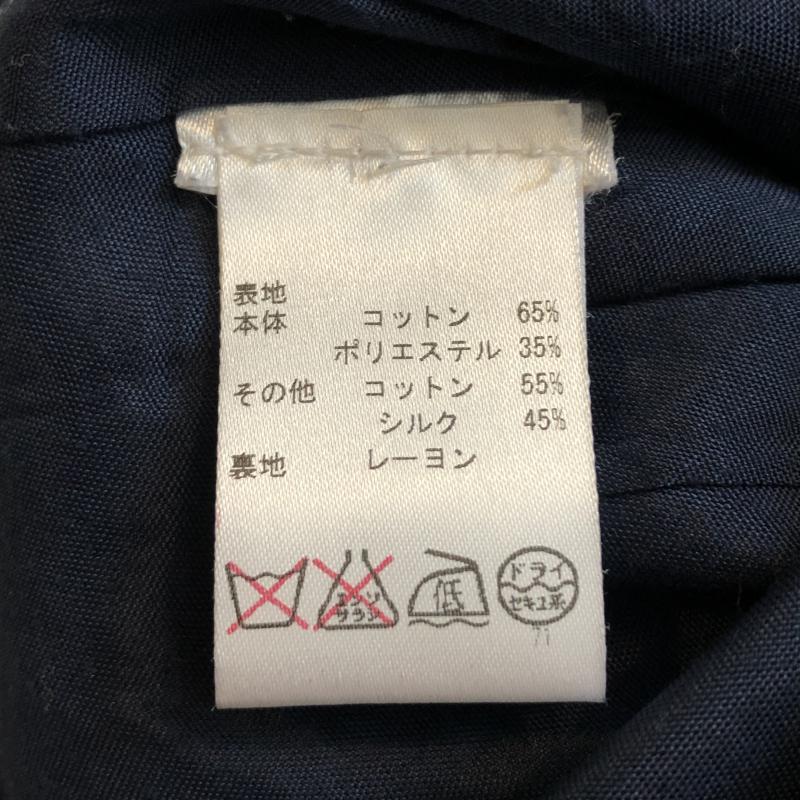 ポール＆ジョー シスター PAUL & JOE SISTER スカート ミニスカート ファブリック　タックスカート 36 刺繍 X 総柄 X  銀 / シルバー / X 紺 / ネイビー /  レディース USED 古着 中古 10035044