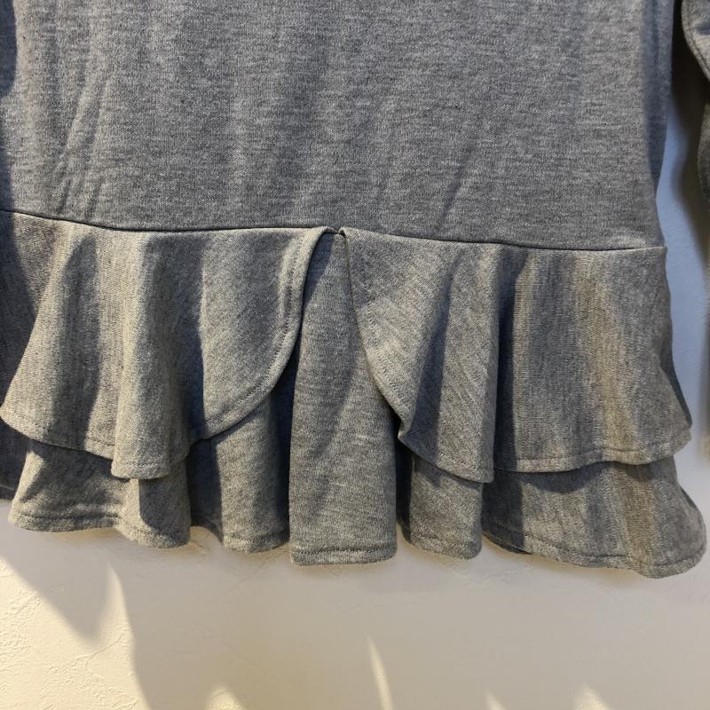 イーハイフンワールドギャラリー E hyphen world gallery カットソー 七分袖 FREE 無地 灰 / グレー /  レディース USED 古着 中古 10035078