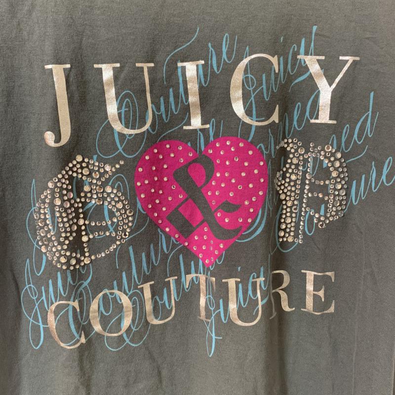 ジューシークチュール JUICY COUTURE タンクトップ タンクトップ フレンチスリーブ ロゴ、文字 X プリント X 無地 カーキ / カーキ /  レディース USED 古着 中古 10035133