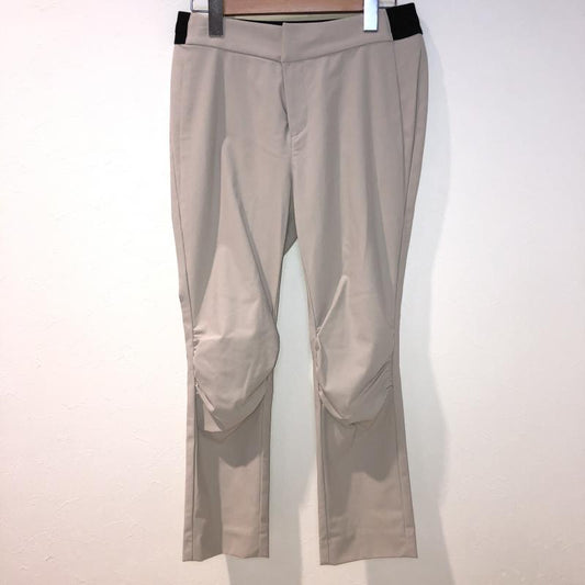 セシオセラ CECI OU CELA パンツ スラックス 38 無地 ベージュ / ベージュ / X 黒 / ブラック /  レディース USED 古着 中古 10035194