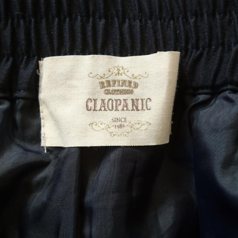 チャオパニック CIAOPANIC スカート ひざ丈スカート FREE 無地 黒 / ブラック /  レディース USED 古着 中古 10035231