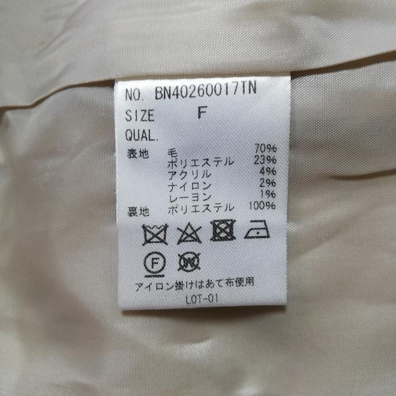 ライトオン Right-on コート コート一般 チェスターコート FREE 無地 ベージュ / ベージュ /  レディース USED 古着 中古 10035241