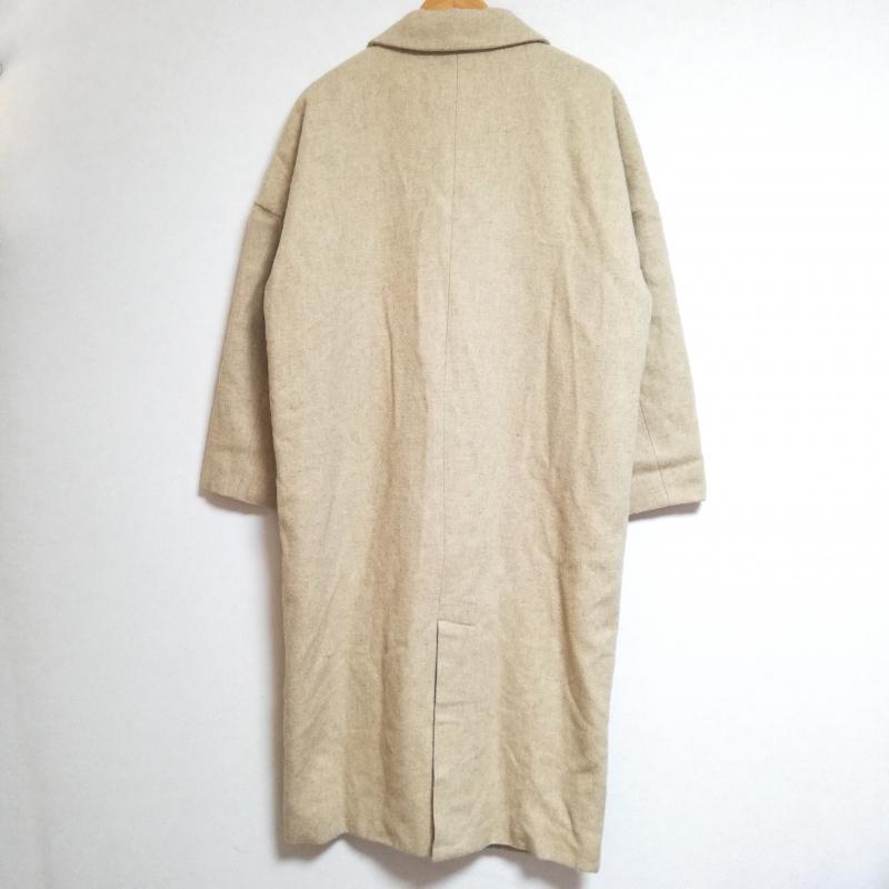 ライトオン Right-on コート コート一般 チェスターコート FREE 無地 ベージュ / ベージュ /  レディース USED 古着 中古 10035241
