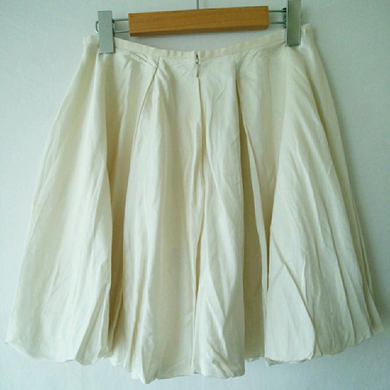 ラルフローレン RALPHLAUREN スカート ミニスカート 無地 白 / ホワイト /  レディース USED 古着 中古 10035244