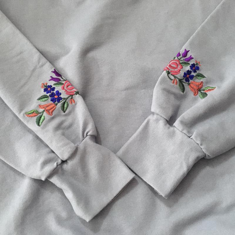 イルマタール ILMATAR カットソー 長袖 M 無地 X 刺繍 X 花柄 青 / ブルー /  レディース USED 古着 中古 10035324