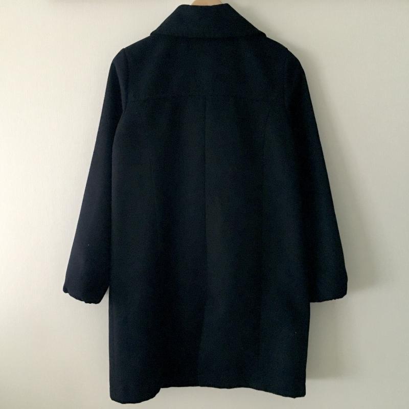 ファヴォリ favori コート コート一般 M 無地 紺 / ネイビー /  レディース USED 古着 中古 10035325