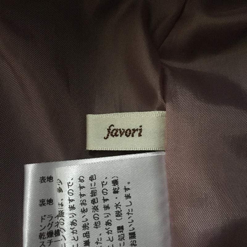 ファヴォリ favori コート コート一般 M 無地 紺 / ネイビー /  レディース USED 古着 中古 10035325