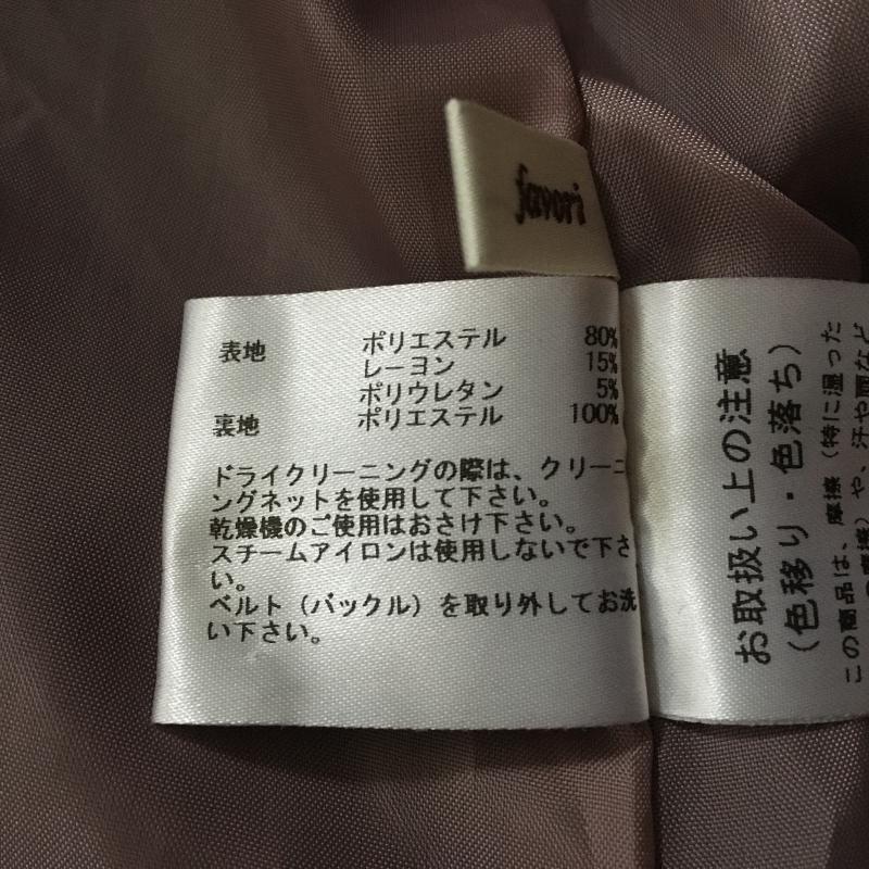 ファヴォリ favori コート コート一般 M 無地 紺 / ネイビー /  レディース USED 古着 中古 10035325