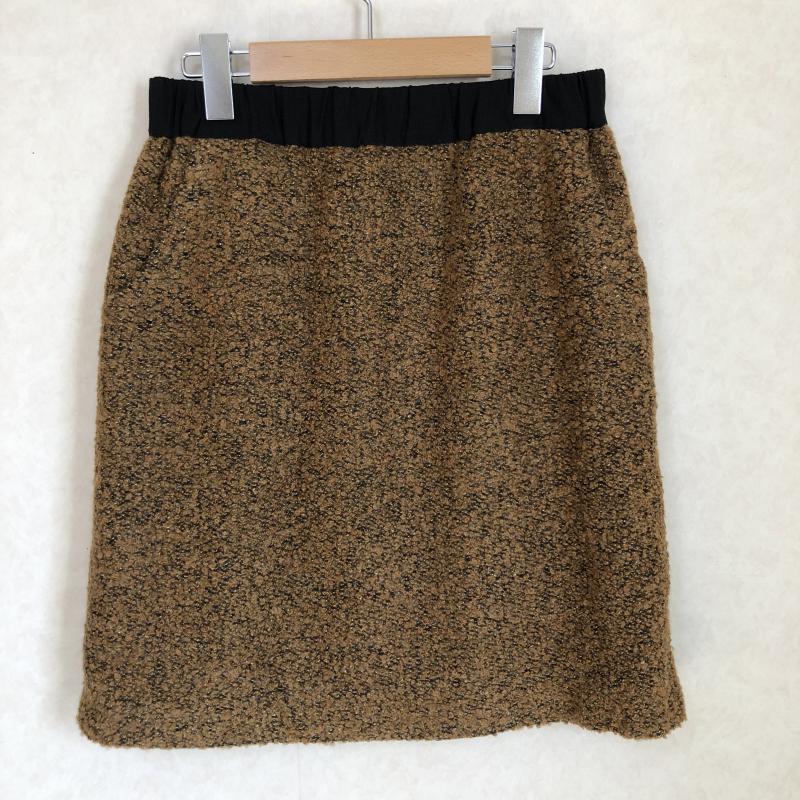 ビームス ハート BEAMS HEART スカート ひざ丈スカート 無地 黒 / ブラック / X 金 / ゴールド / X 茶 / ブラウン /  レディース USED 古着 中古 10035340