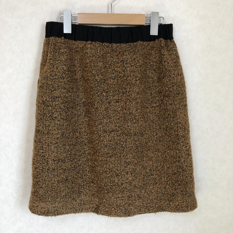 ビームス ハート BEAMS HEART スカート ひざ丈スカート 無地 黒 / ブラック / X 金 / ゴールド / X 茶 / ブラウン /  レディース USED 古着 中古 10035340