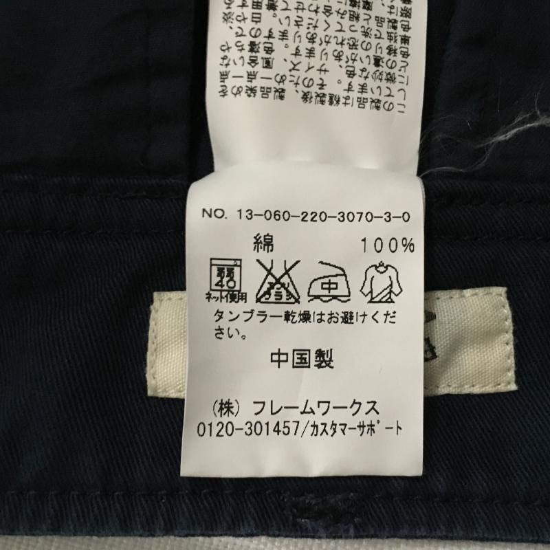 フレームワーク FRAMeWORK スカート ミニスカート 38 無地 紺 / ネイビー /  レディース USED 古着 中古 10035346