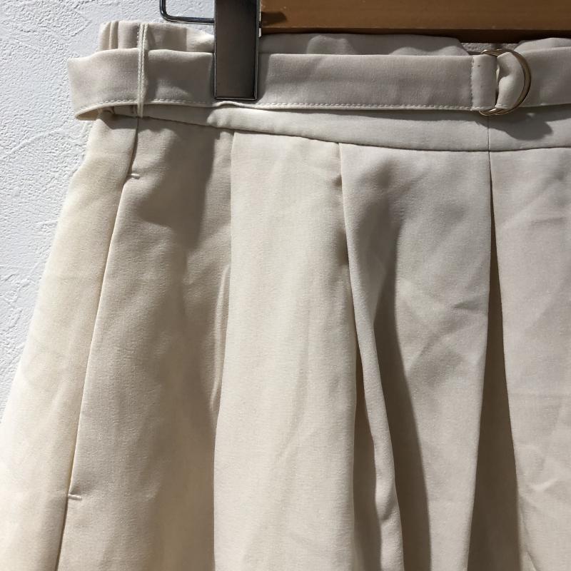 ビス ViS スカート ひざ丈スカート M 無地 ベージュ / ベージュ /  レディース USED 古着 中古 10035348