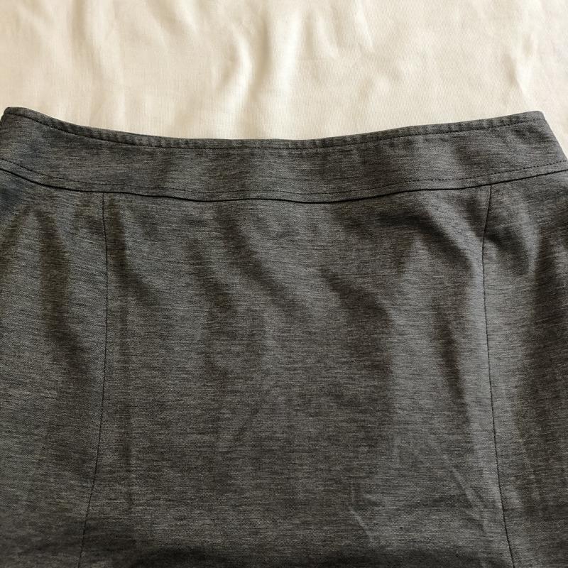 ニジュウサンク 23区 スカート ひざ丈スカート 40 無地 灰 / グレー /  レディース USED 古着 中古 10035352