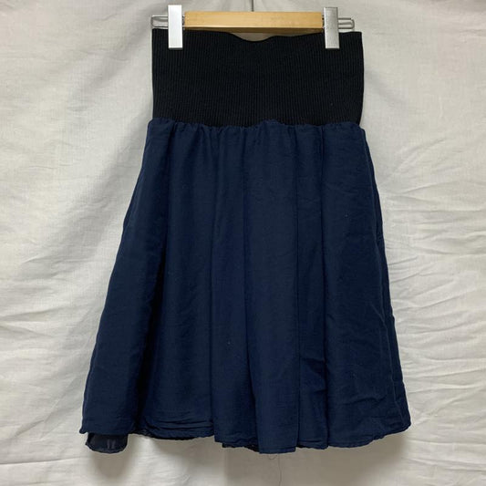 マイカ＆ディール MICA&DEAL スカート ひざ丈スカート Journal Standard/ジャーナルスタンダード 36 無地 紺 / ネイビー /  レディース USED 古着 中古 10035391