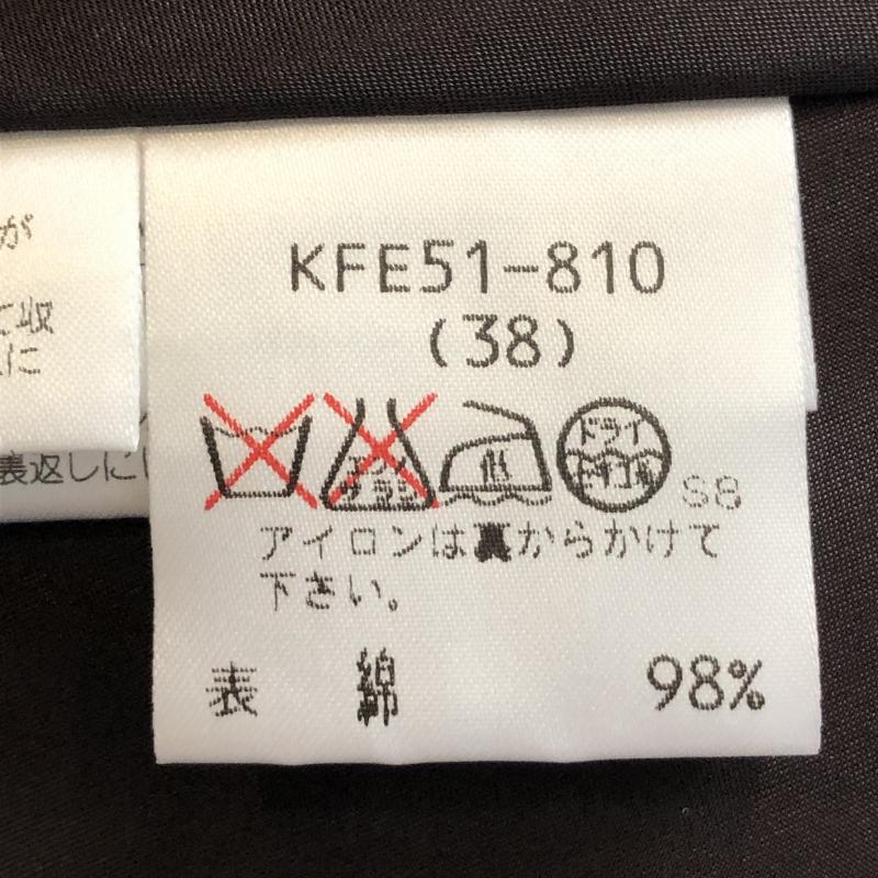 フラジール FRAGILE スカート ひざ丈スカート ベロアスカート 38 無地 茶 / ブラウン /  レディース USED 古着 中古 10035433