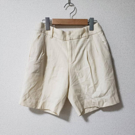 ボールジィ BALLSEY パンツ ショートパンツ 38 無地 白 / ホワイト /  レディース USED 古着 中古 10035473