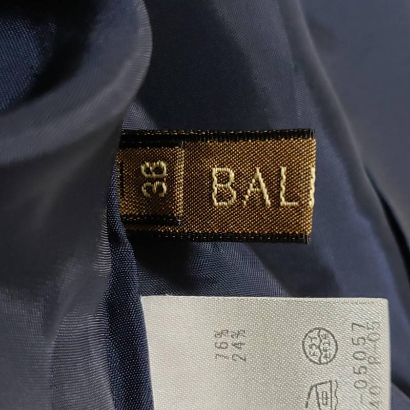 ボールジィ BALLSEY スカート ひざ丈スカート 36 無地 紺 / ネイビー /  レディース USED 古着 中古 10035474