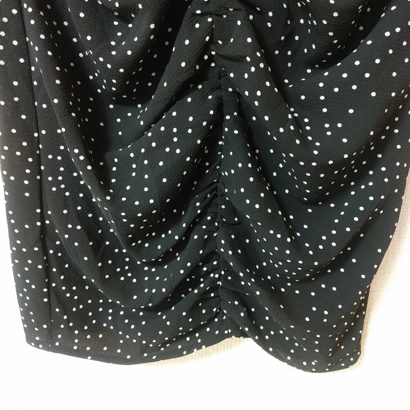 ザラベーシック ZARA BASIC スカート ロングスカート XS ドット 黒 / ブラック / X 白 / ホワイト /  レディース USED 古着 中古 10035486