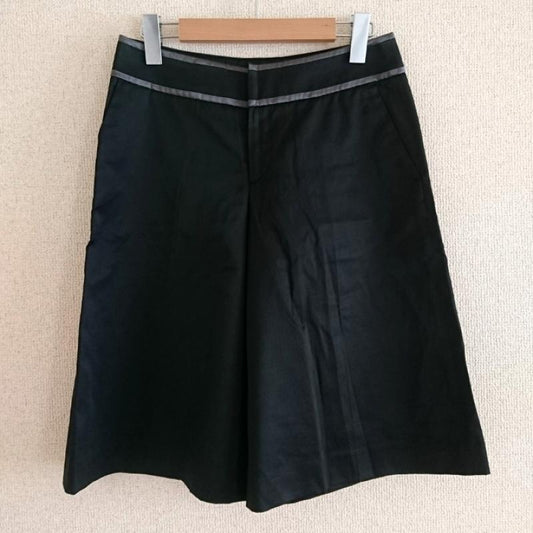 ユナイテッドアローズ UNITED ARROWS パンツ ショートパンツ 36 無地 黒 / ブラック / X 灰 / グレー /  レディース USED 古着 中古 10035547