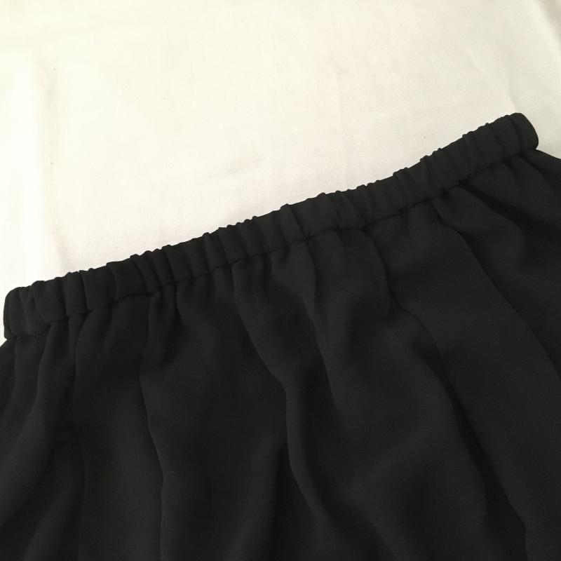 ミスティック mystic スカート ひざ丈スカート FREE 無地 黒 / ブラック /  レディース USED 古着 中古 10035566
