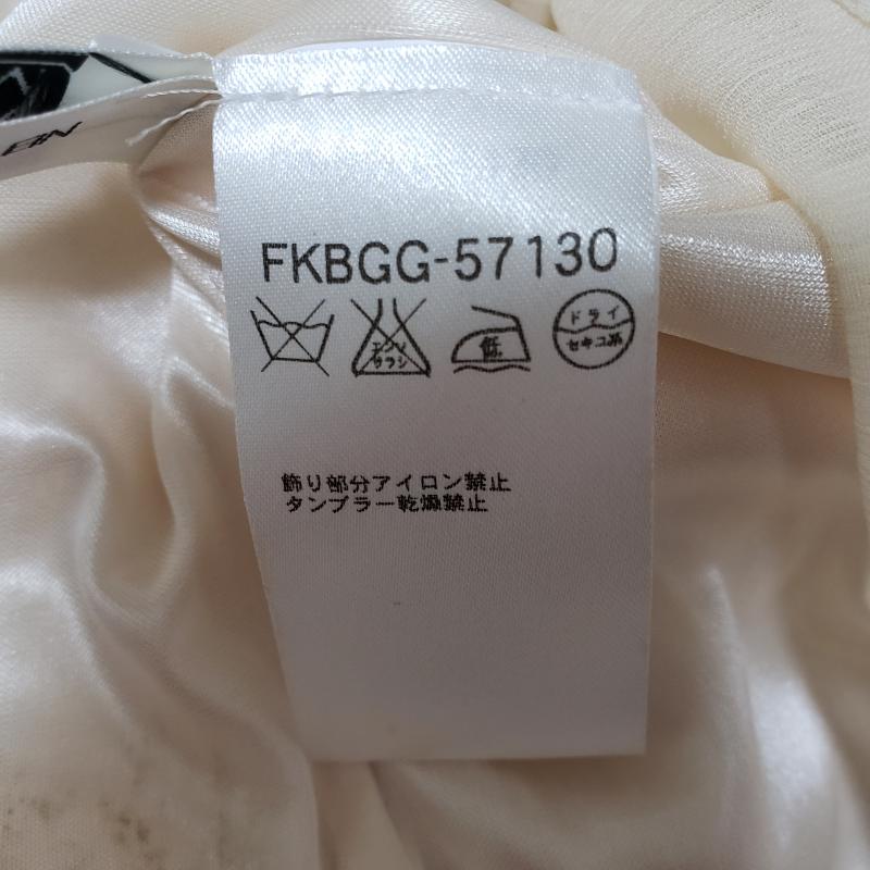 ミッシェル・クラン MICHEL KLEIN カットソー 半袖 袖レース/シフォン/袖透け素材 38 無地 X  X ワンポイント 銀 / シルバー / X 金 / ゴールド / X ベージュ / ベージュ /  レディース USED 古着 中古 10035599