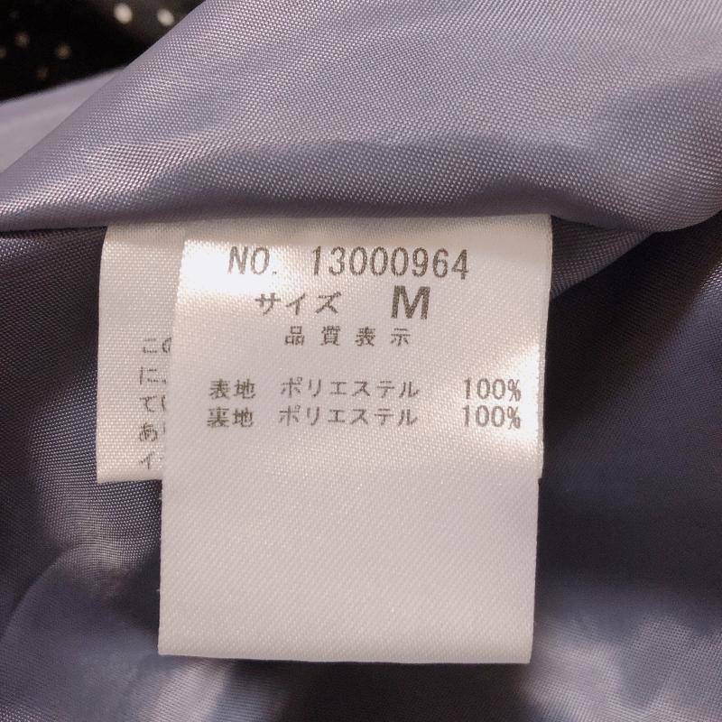 ロイスクレヨン LOISCRAYON ワンピース ミニスカート M ドット 白 / ホワイト / X 黒 / ブラック /  レディース USED 古着 中古 10035638