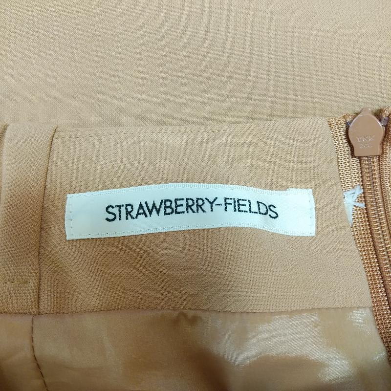 ストロベリーフィールズ STRAWBERRY-FIELDS スカート ひざ丈スカート 無地 レディース USED 古着 中古 10035655