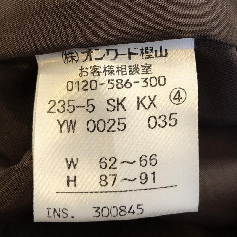 マイケルコース MICHAEL KORS スカート ミニスカート コーデュロイスカート 4 無地 X ロゴ、文字 茶 / ブラウン /  レディース USED 古着 中古 10035666