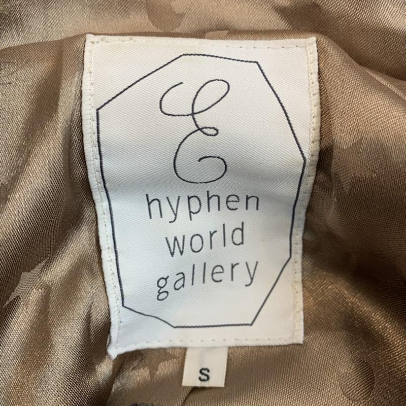 イーハイフンワールドギャラリー E hyphen world gallery コート コート一般 ダッフルコート 無地 ファー付き S 無地 黒 / ブラック /  レディース USED 古着 中古 10035814