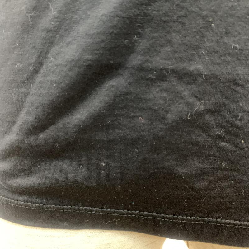 ウ゛ェンヌ Bennu Tシャツ 半袖 無地 44 無地 黒 / ブラック /  メンズ USED 古着 中古 10036033