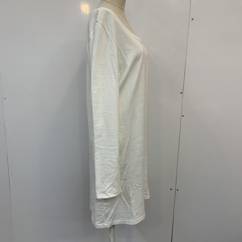 ロンハーマン Ron Herman ワンピース ひざ丈スカート 長袖 無地 S 無地 白 / ホワイト /  レディース USED 古着 中古 10036088