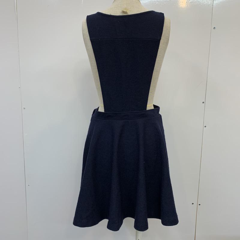ダズリン dazzlin ワンピース ミニスカート M 無地 紺 / ネイビー /  レディース USED 古着 中古 10036258