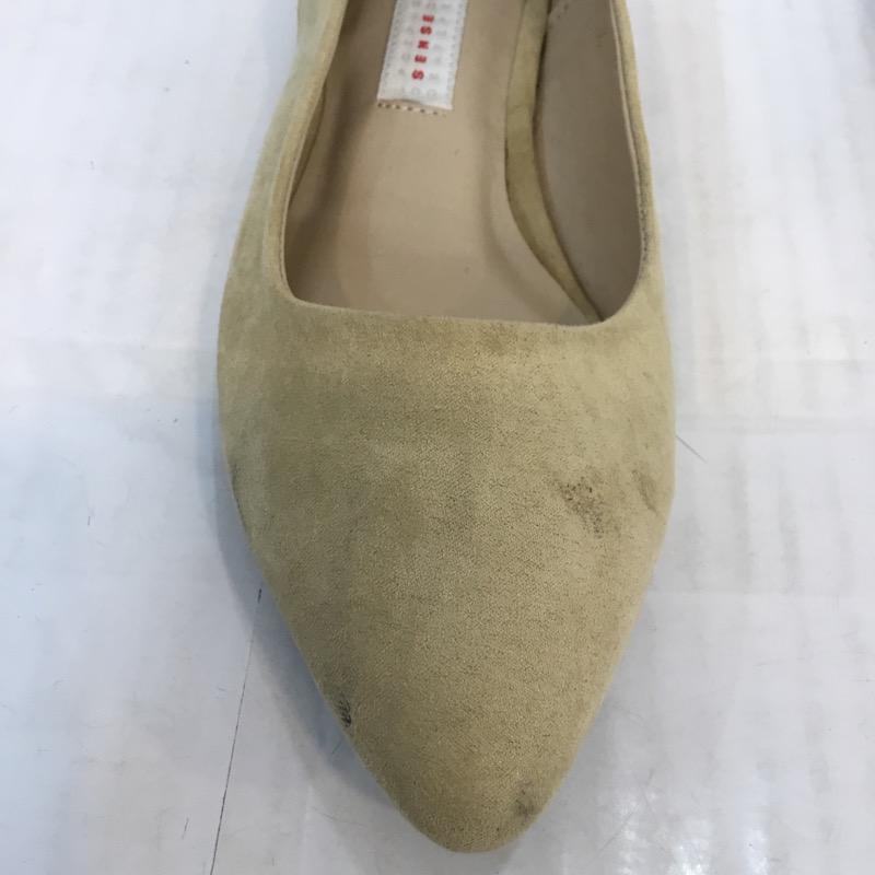 センスオブプレイス SENSEOFPLACE パンプス パンプス アーモンドトゥ 無地 SIZE:36 箱無 23.0cm 無地 ベージュ / ベージュ /  レディース USED 古着 中古 10036366