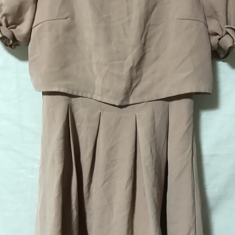 ティティーアンドコー titty&Co. ワンピース ひざ丈スカート S 無地 桃 / ピンク /  レディース USED 古着 中古 10036417